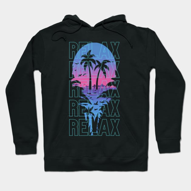 Tropical Relax Tee! Hoodie by SocietyTwentyThree